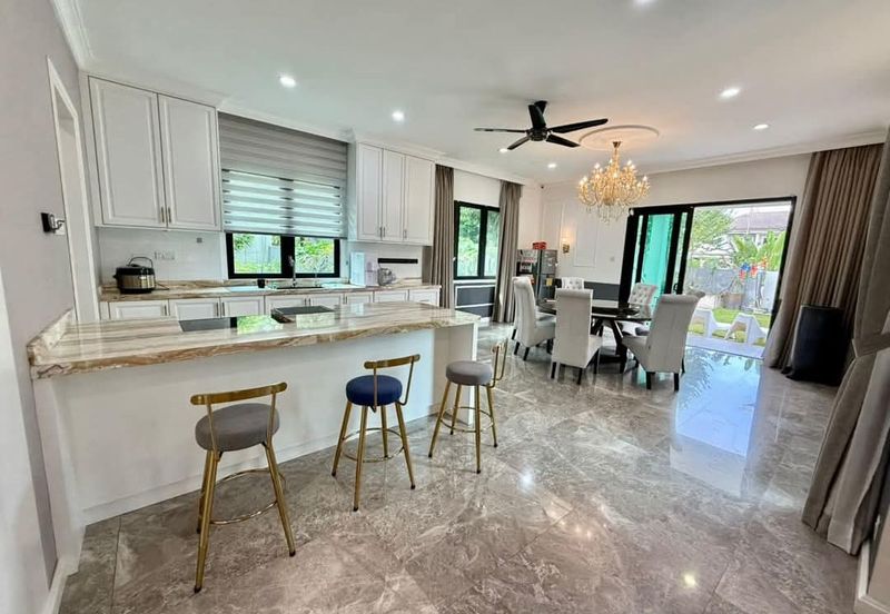 Tambun Ipoh Uplands Luxury 3 Storey Bungalow Corner House With Private Lift & Spacious Modern Design 