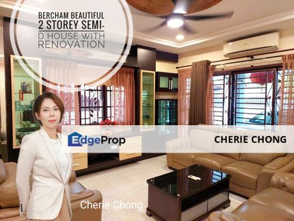 Bercham Beautiful Double Storey Semi-D House With Renovation , Perak, Ipoh