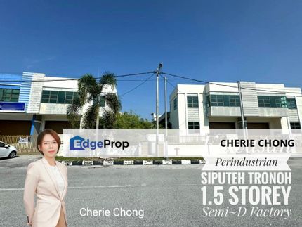 Kawasan Perindustrian Siputeh Tronoh 1.5 Storey Semi-D Factory With Land Next To Highway , Perak, Tronoh