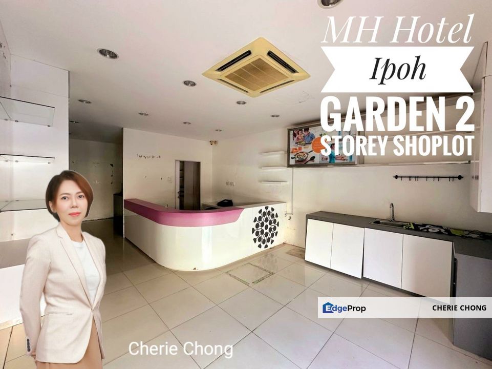 Near MH Hotel Ipoh Garden 2 Storey Shoplot Ground & 1st Floor , Perak, Ipoh