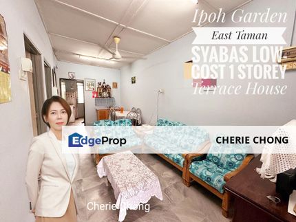 Ipoh Garden East Taman Syabas Good Condition Low-cost Single Storey Terrace House With Backyard , Perak, Ipoh