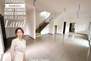 Tanjung Rambutan Brand New 2 Storey Terrace House Corner Unit With Extra Land 