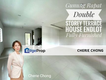 Gunung Rapat Double Storey Terrace House Endlot Fully Furnished Facing Field , Perak, Ipoh