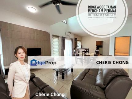 Ridgewood Taman Bercham Permai Designer Fully Furnished 3 Storey Bungalow Gated & Guarded , Perak, Ipoh