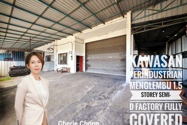 Kawasan Perindustrian Menglembu Strategic Fully Covered 1.5 Storey Semi-D Factory 
