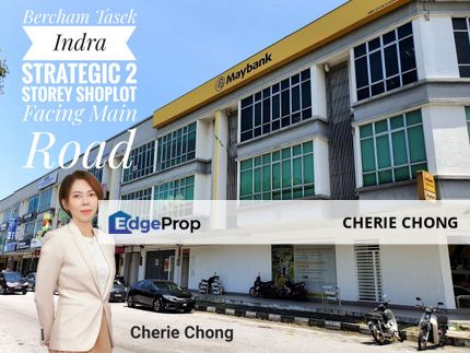Bercham Tasek Indra Strategic 2 Storey Shoplot Facing Main Road , Perak, Ipoh