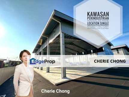 Kawasan Perindustrian Pengkalan Prime Location Single Storey Detached Factory Opposite KTM Station & Balai Bomba Easy Access Main Road , Perak, Ipoh