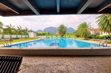 Sunway Tambun Le Greene Nice Condition Single Storey Terrace House Gated & Guarded With Renovated Kitchen Cabinet 