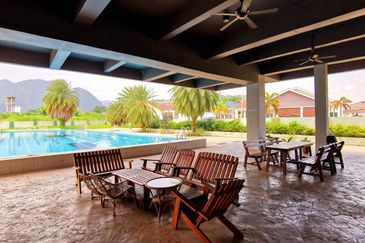 Sunway Tambun Le Greene Nice Condition Single Storey Terrace House Gated & Guarded With Renovated Kitchen Cabinet 