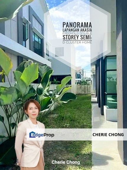 Panorama Lapangan Akasia Freehold Double Storey Semi-D Cluster Home , Perak, Ipoh