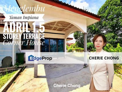 Menglembu Taman Impiana Adril 1.5 Storey Terrace Corner House , Perak, Menglembu