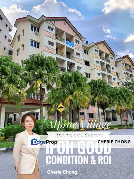 Alpine Village Apartment@Sunway Ipoh Good Condition & Potential High ROI With Facilities , Perak, Ipoh