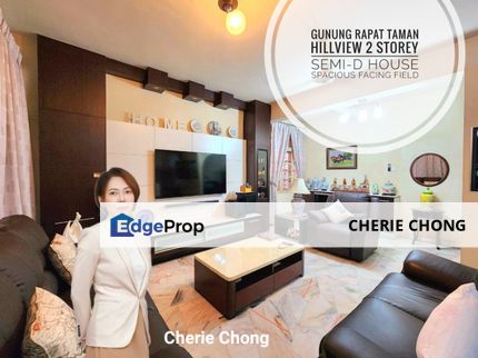 Gunung Rapat Taman Hillview Good Condition Spacious 2 Storey Semi-D House Facing Field , Perak, Kinta
