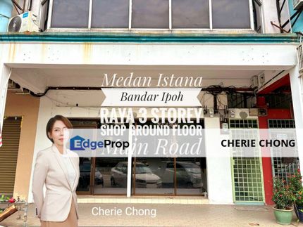 Medan Istana Bandar Ipoh Raya 3 Storey Shoplot Ground Floor Facing Main Road , Perak, Ipoh