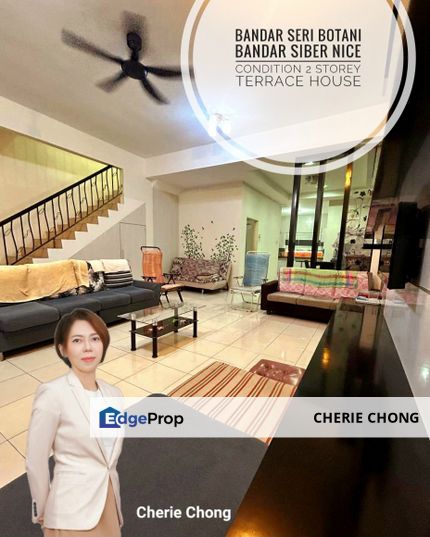 Bandar Seri Botani Bandar Siber Fully Furnished Good Condition Double Storey Terrace House Easy Access Simpang Pulai Toll , Perak, Ipoh