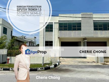 Kawasan Perindustrian Siputeh Tronoh 1.5 Storey Semi-D Factory Near Highway , Perak, Tronoh