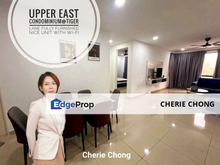 Upper East Condominium@Tiger Lane Fully Furnished Nice Unit With Wi-Fi Near Polo Ground Ipoh Town , Perak, Ipoh