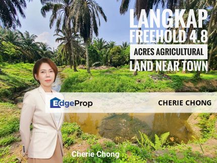 Tapah Langkap Freehold 4.8 Acres Agricultural Land With Stream Very Near To Main Road & Town Area, Perak, Kampong Gajah