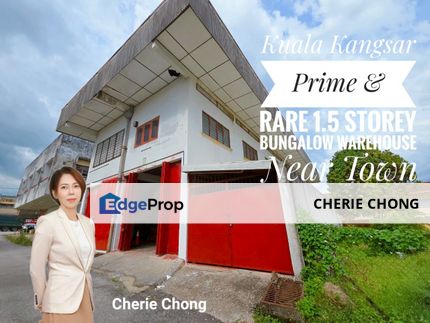 Kuala Kangsar Prime & Rare 1.5 Storey Bungalow Warehouse Near Town , Perak, Ipoh