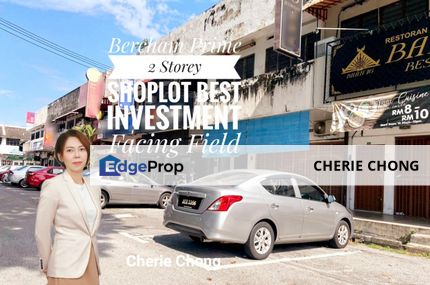 Bercham Prime 2 Storey Shoplot Best For Investment Facing Open Field , Perak, Ipoh