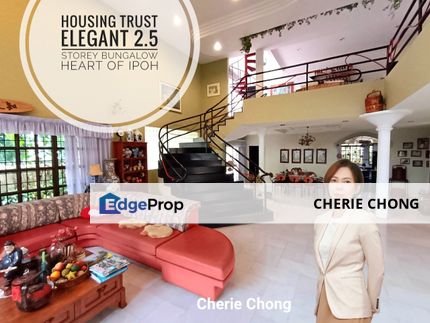 Housing Trust Elegant 2.5 Storey Bungalow With Spacious Land Heart of Ipoh , Perak, Kinta
