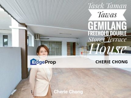 Tasek Taman Tawas Gemilang Freehold Good Condition Double Storey Terrace House , Perak, Kinta