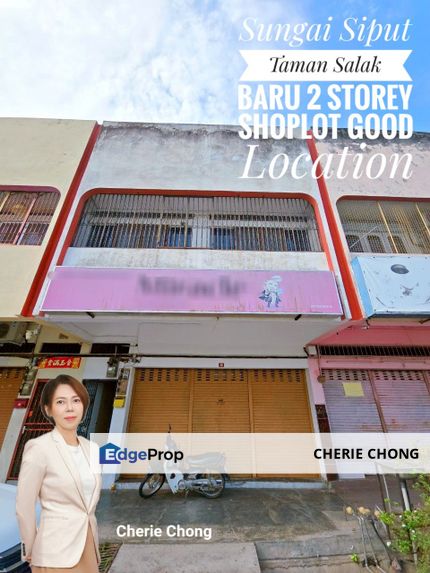 Sungai Siput Taman Salak Baru 2 Storey Shoplot Good Exposure Near Kuala Kangsar , Perak, Kuala Kangsar