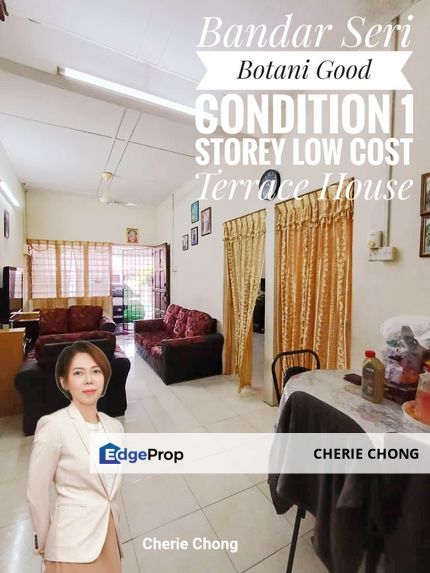 Bandar Seri Botani Good Condition Single Storey Low Cost Terrace House , Perak, Ipoh