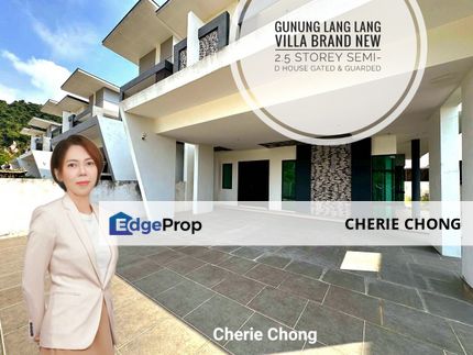 Gunung Lang Lang Villa Jalan Kuala Kangsar Brand New 2.5 Storey Semi-D House Gated & Guarded , Perak, Ipoh