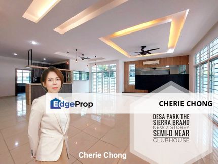 Meru Desa Park The Sierra Unoccupied New 2 Storey Semi-D House Gated & Guarded Walking Distance To Clubhouse With Renovation , Perak, Ipoh