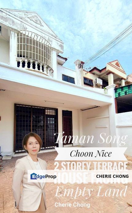 Taman Song Choon Good Condition 2 Storey Terrace House Facing Empty Land Near Botani Gunung Rapat Ipoh Town , Perak, Ipoh