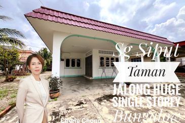 Sungai Siput Taman Jalong Huge Single Storey Bungalow House 