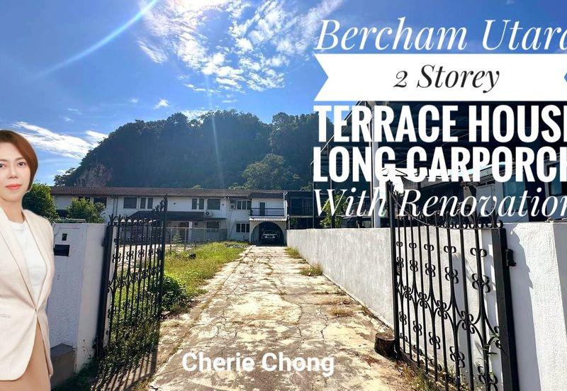 Bercham Utara Good Condition 2 Storey Terrace House Long Carporch With Kitchen Extended Many Extras