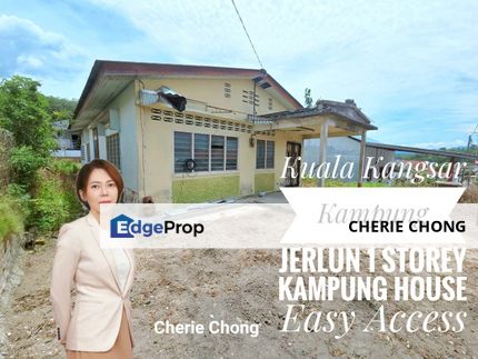 Kuala Kangsar Kampung Jerlun 1 Storey Bungalow Kampung House Easy Access Town, Perak, Kuala Kangsar