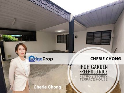 Ipoh Garden Canning Freehold Nice Retro Single Storey Terrace House Good Location , Perak, Ipoh