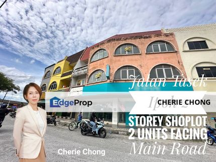 Jalan Tasek Ipoh Very Rare 3 Storey Shoplot 2 Units Facing Main Road Strategic Location Near Ipoh Garden Bercham Tasek, Perak, Ipoh