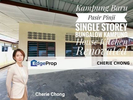 Station 18 Kampung Baru Pasir Pinji Single Storey Bungalow Kampung House Kitchen & Toilet Renovated , Perak, Kinta