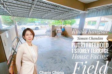 Kuala Kangsar Taman Chandan Putri Freehold Single Storey Terrace House Facing Field 