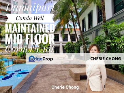 Damaipuri Condominium Well Maintained Mid Floor Corner Unit Near Town Centre , Perak, Ipoh