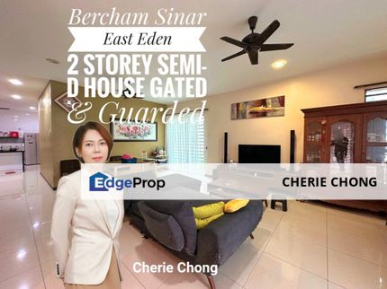 Bercham Sinar East Eden Double Storey Semi-D House Gated & Guarded , Perak, Ipoh