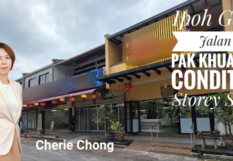 Ipoh Garden Jalan Lau Pak Khuan Good Condition Double Storey Shoplot 