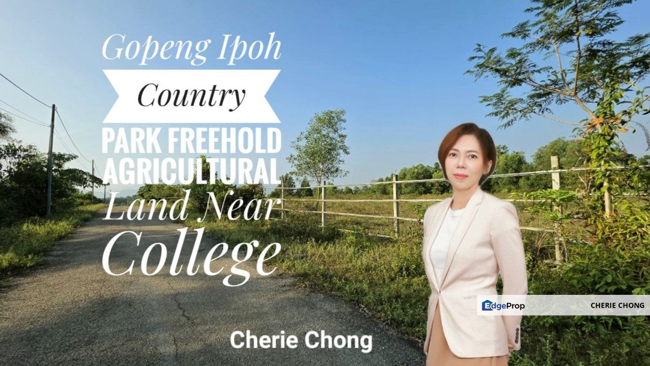 Gopeng Ipoh Country Park Freehold Agricultural Land Near College & Main Road Large Piece Land , Perak, Gopeng