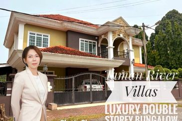 Taman River Villas Luxury Double Storey Bungalow Well-maintained Near Airport 