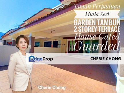 Taman Perpaduan Mulia Seri Garden Tambun 2 Storey Terrace House Gated & Guarded , Perak, Kinta