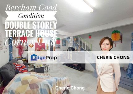 Bercham Good Condition Double Storey Terrace House Corner Unit , Perak, Ipoh