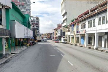 Ipoh Town Centre Jalan Raja Ekram Double Storey Shoplot Near Octagon Condo 