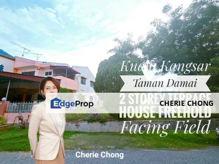 Kuala Kangsar Taman Damai Freehold Double Storey Terrace House Facing Field , Perak, Kuala Kangsar