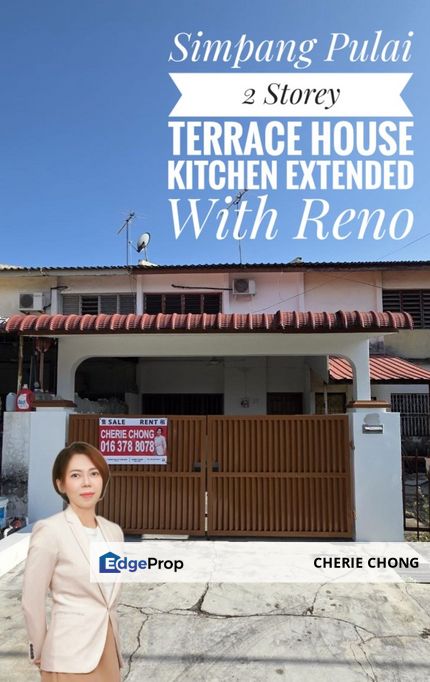 Simpang Pulai Taman Bersatu Double Storey Terrace House Kitchen Extended With Renovation , Perak, Ipoh