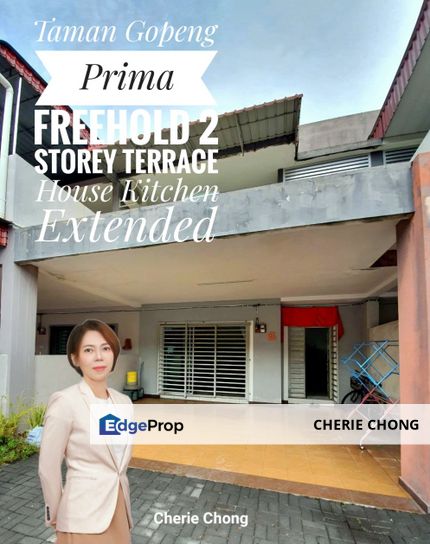 Taman Gopeng Prima Freehold Double Storey Terrace House Kitchen Extended Near Simpang Pulai Toll , Perak, Kampar