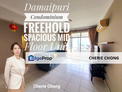 Damaipuri Condominium Jalan Kampar Freehold Nice Condition Mid Floor Unit Near Town , Perak, Kinta